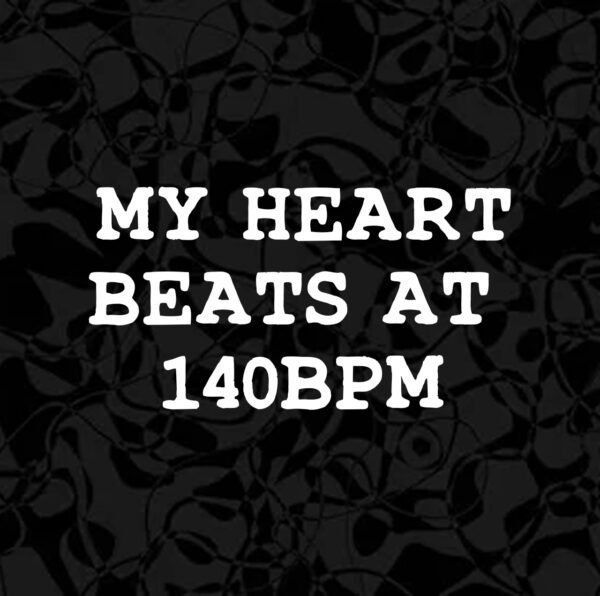 140BPM HEARTBEAT DECAL STICKER